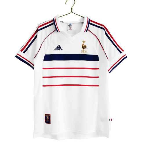 Image of France Retro Soccer Jersey Away Replica World Cup 1998