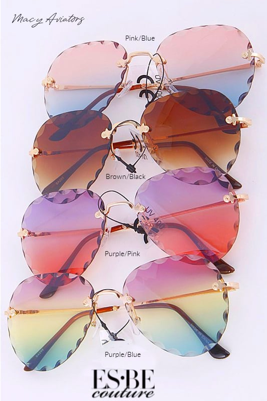 Image of Macy Aviator Sunglasses