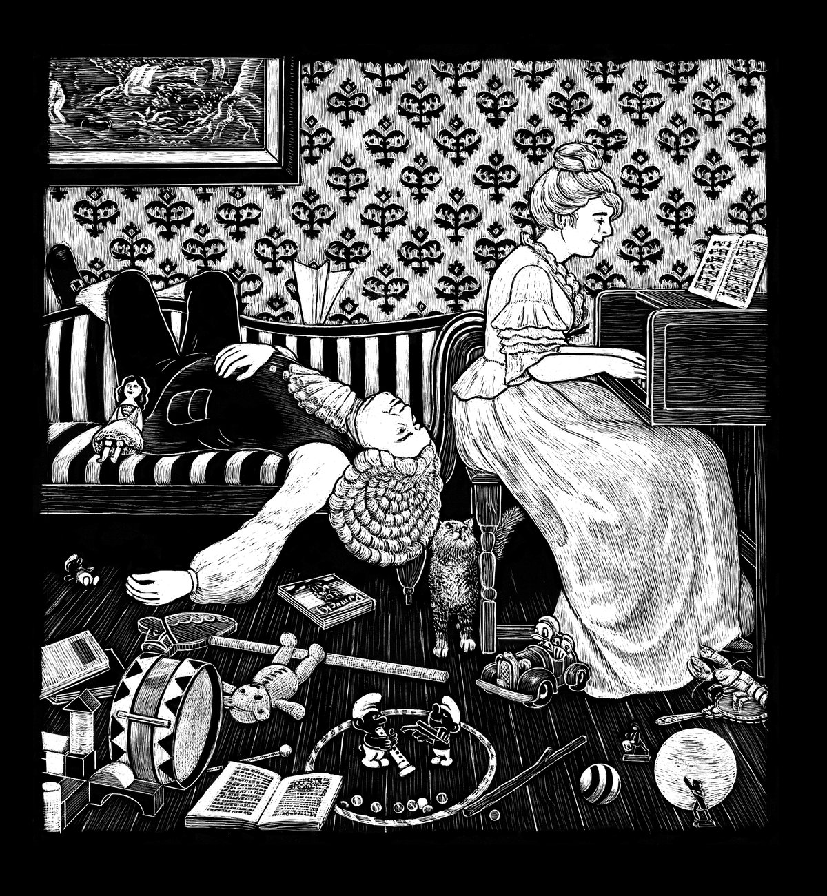 »Anna Magdalena Bach & Johann Sebastian« | Line Hoven