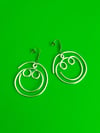 SMALL SMILEY EARRINGS 