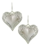Image of Silver Hearts Earrings 