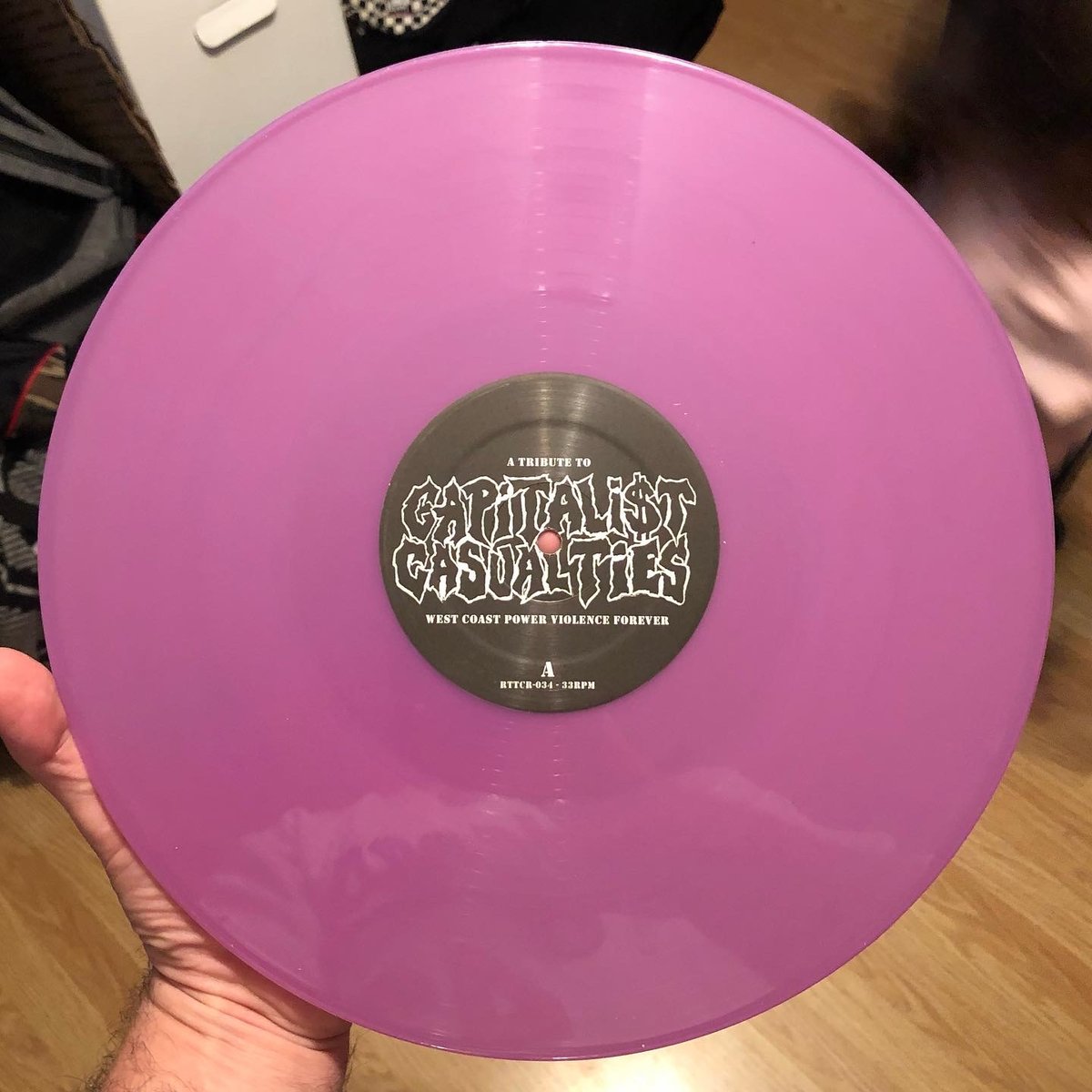 Image of A Tribute To Capitalist Casualties: West Coast Power Violence Forever LP ( /300 Opaque Violet)