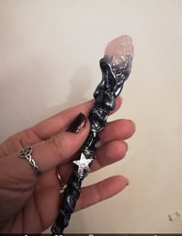 Image 2 of ROSE QUARTZ CRYSTAL WAND