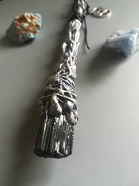 Image 3 of Black Tourmaline Crystal Gothic Wand