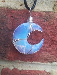 Image 3 of Opalite Crystal Moon Pendant