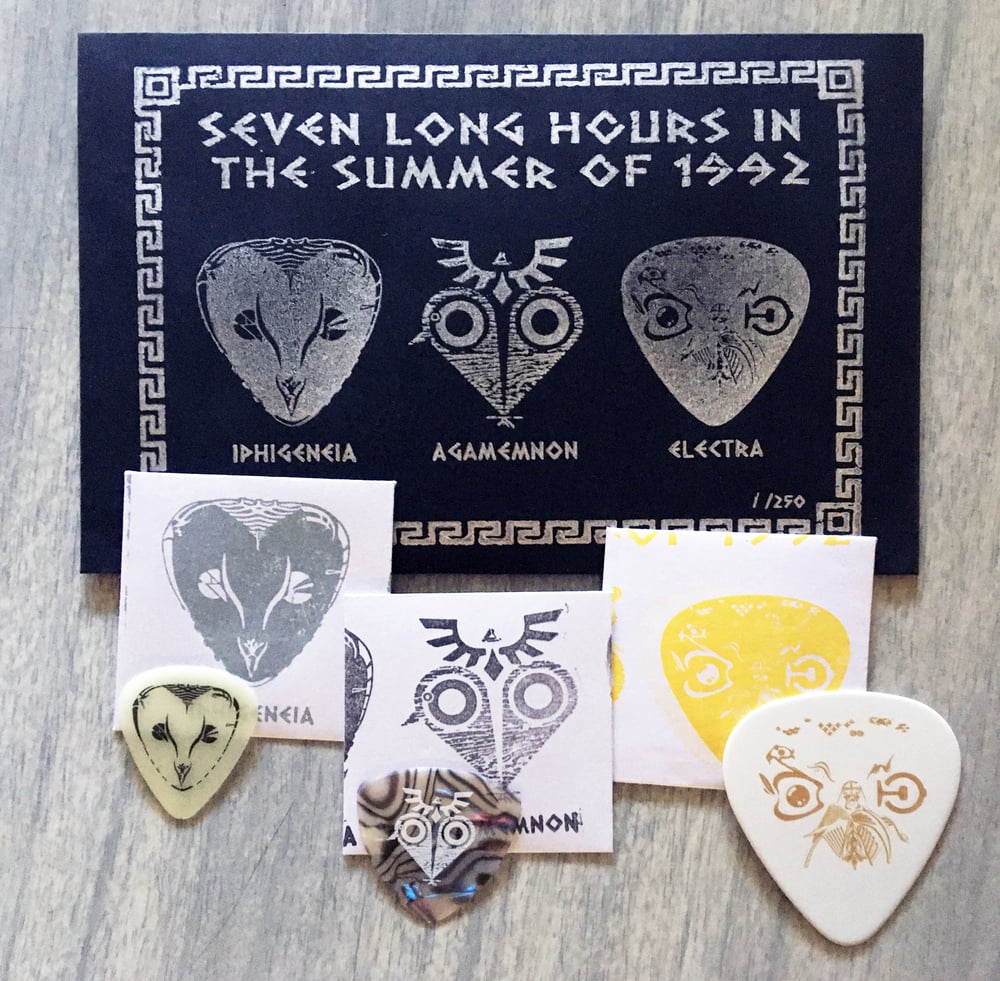 "Seven Long Hours in the Summer of 1992" Guitar Pick Set