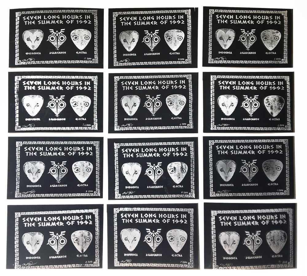"Seven Long Hours in the Summer of 1992" Guitar Pick Set