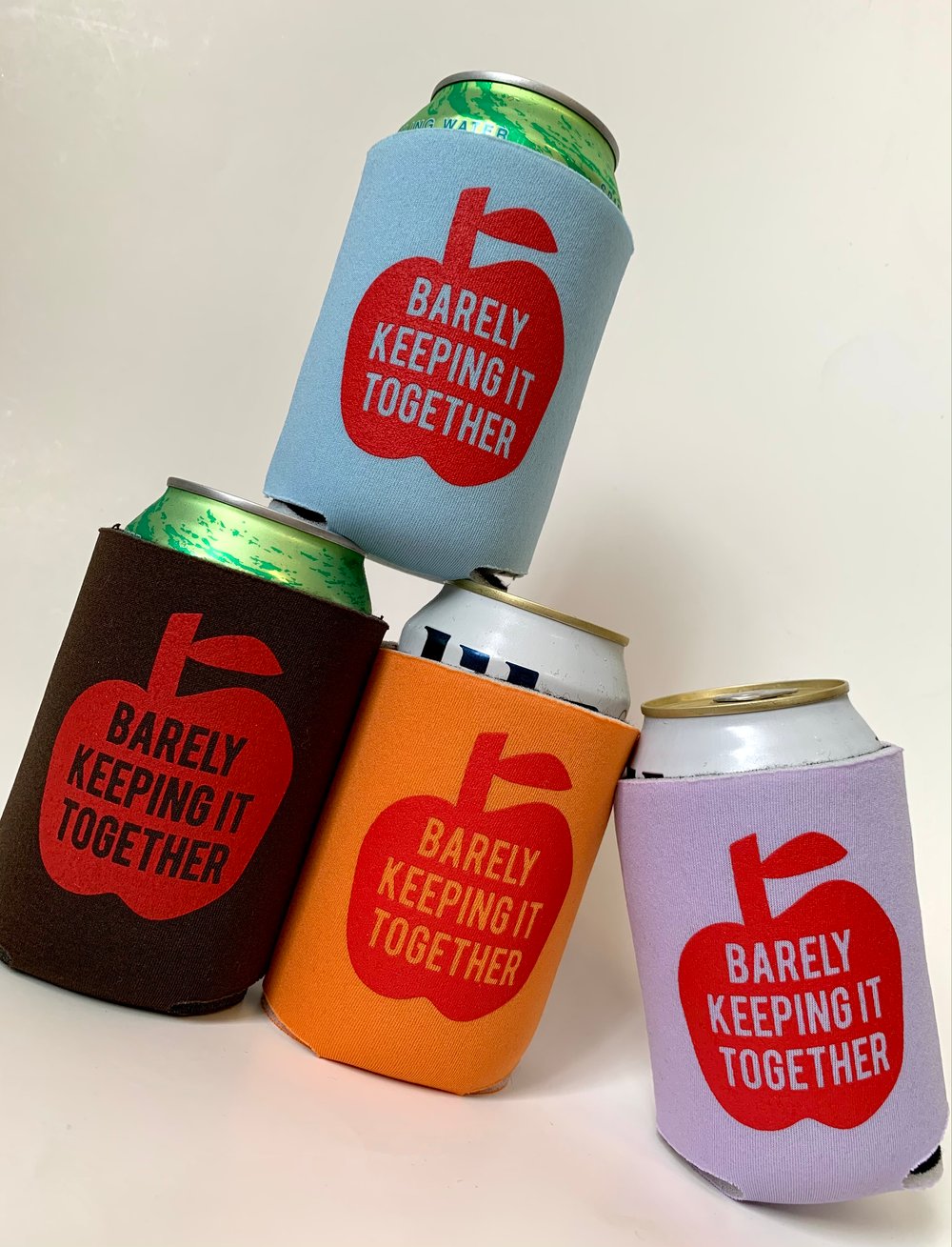 Barely Keeping it Together can cooler-4 color choices