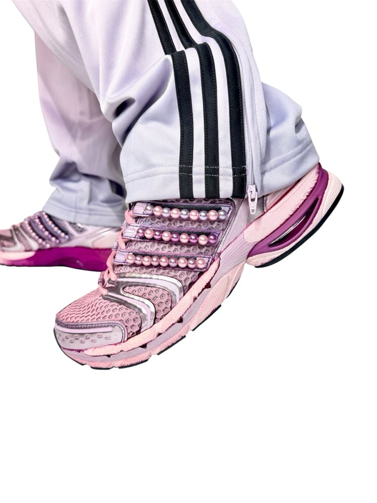 Image of Adidas Firebird Pant Pink Afterglow