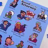Image 2 of based attorney sticker sheet