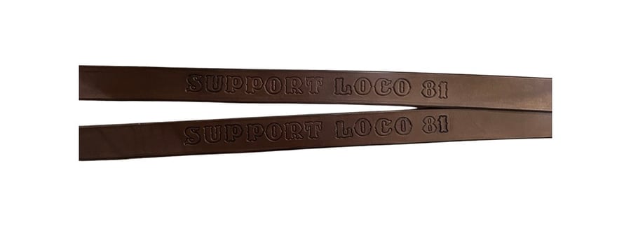 Image of Custom Support Loco 81 Belts! 