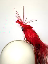 Image 2 of Red bird headpiece
