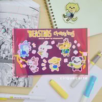 Image 1 of Beastars x Animal Crossing: Kiss-Cut Sticker Sheets