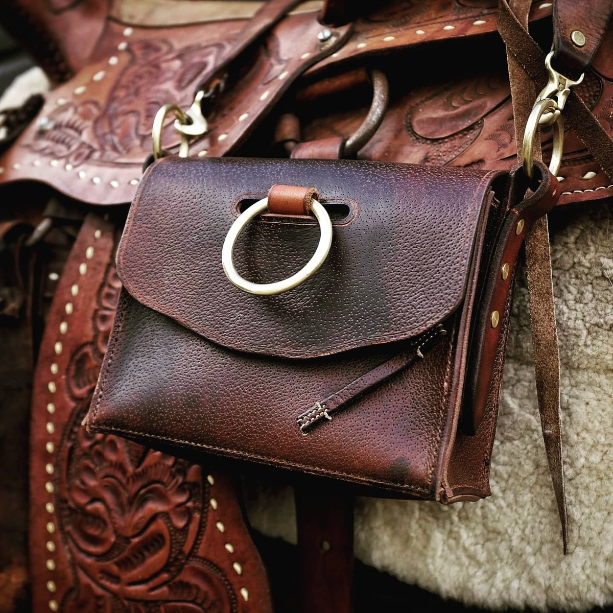 Image of Antique Saddle Bag