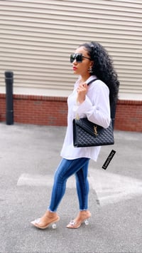 Image 1 of YSL Grain De Poudre Handbag