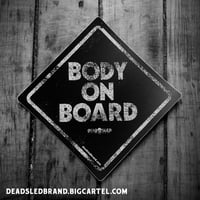 Image 1 of Body On Board Sticker