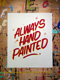 Image 1 of ALWAYS HAND PAINTED - Red/Yellow Screen Print
