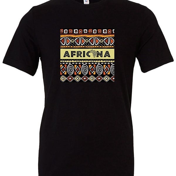 Image of Black Africana print