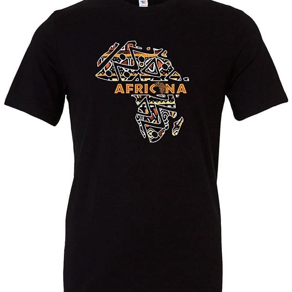 Image of Black Africana tshirt 