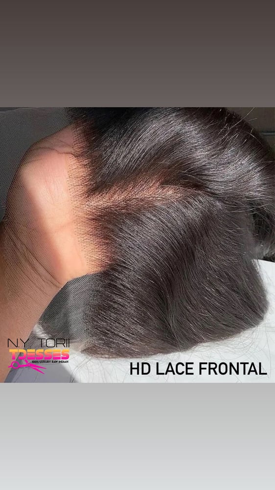 Image of HD 13x4 Lace Frontal Raw Indian Straight 