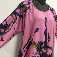 Image 1 of Joy Tunic -Soft Natural Rayon - Hand Painted