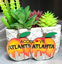 Image 1 of Atlanta Peach Earrings 