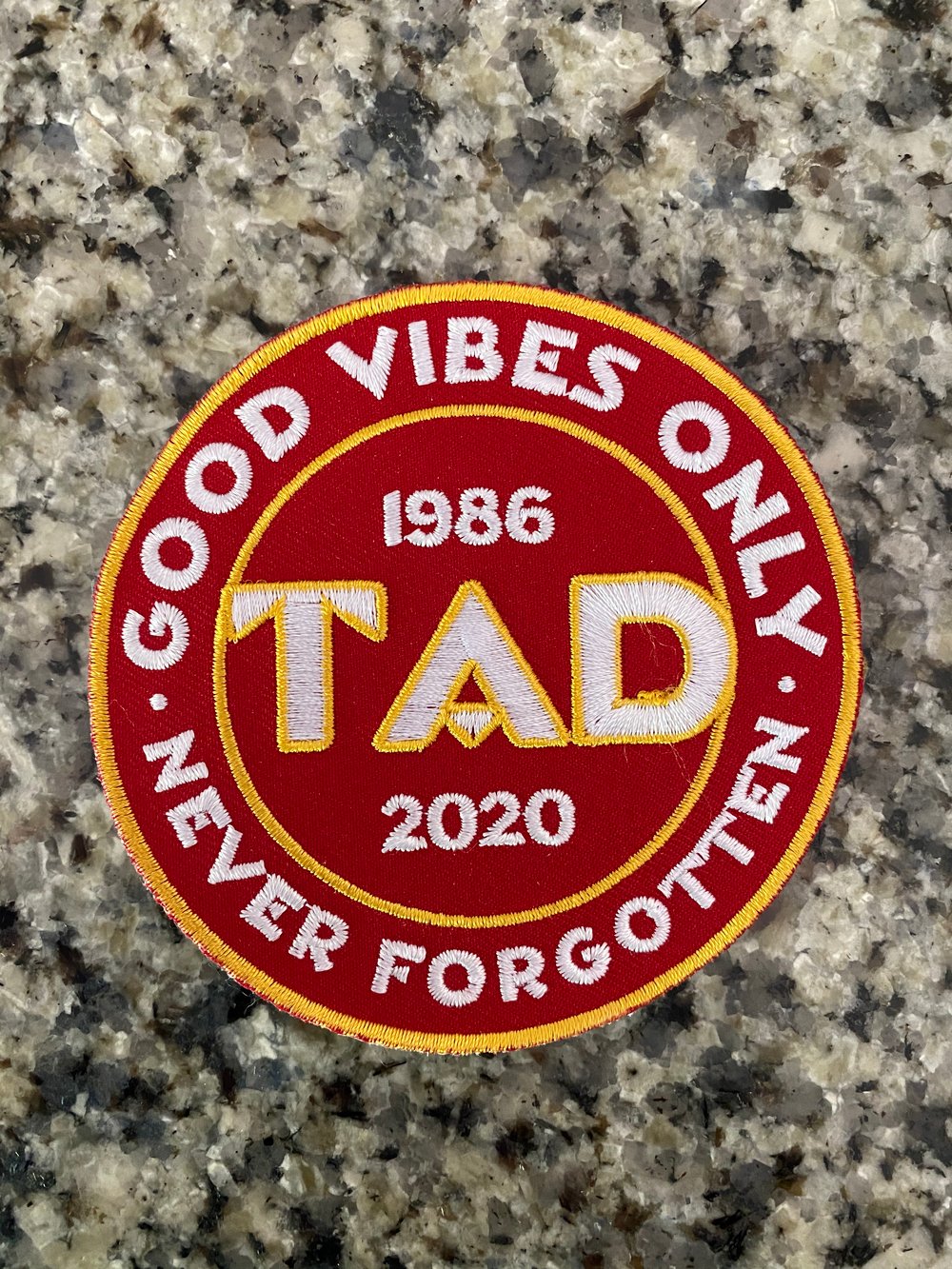 TAD Memorial Patch