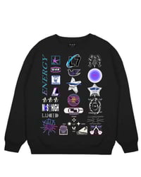 L7 LOGO BLAST SWEATER - BLACK