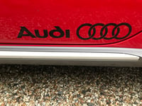 Image 5 of X2 large Audi logo Stickers 