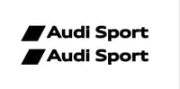 Image 2 of X2 Medium Audi Sport logo Stickers 