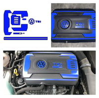 Image 1 of Vw Golf Gti R Mk7/ 7.5 Engine Cover Decal Sticker Set 