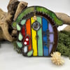Rainbow Fairy Door Suncatcher 