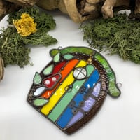 Image 2 of Rainbow Fairy Door Suncatcher 