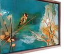Original Canvas - Goldfinch in Birch - 11" x 14"