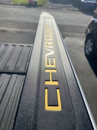 Image 3 of Chevrolet Bed Rail Letter Inlays