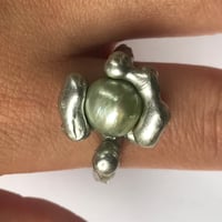 Image 4 of Synergy Blue Pearl Ring | Size 8.5
