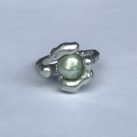 Image 2 of Synergy Blue Pearl Ring | Size 8.5