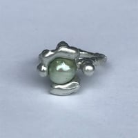Image 1 of Synergy Blue Pearl Ring | Size 8.5