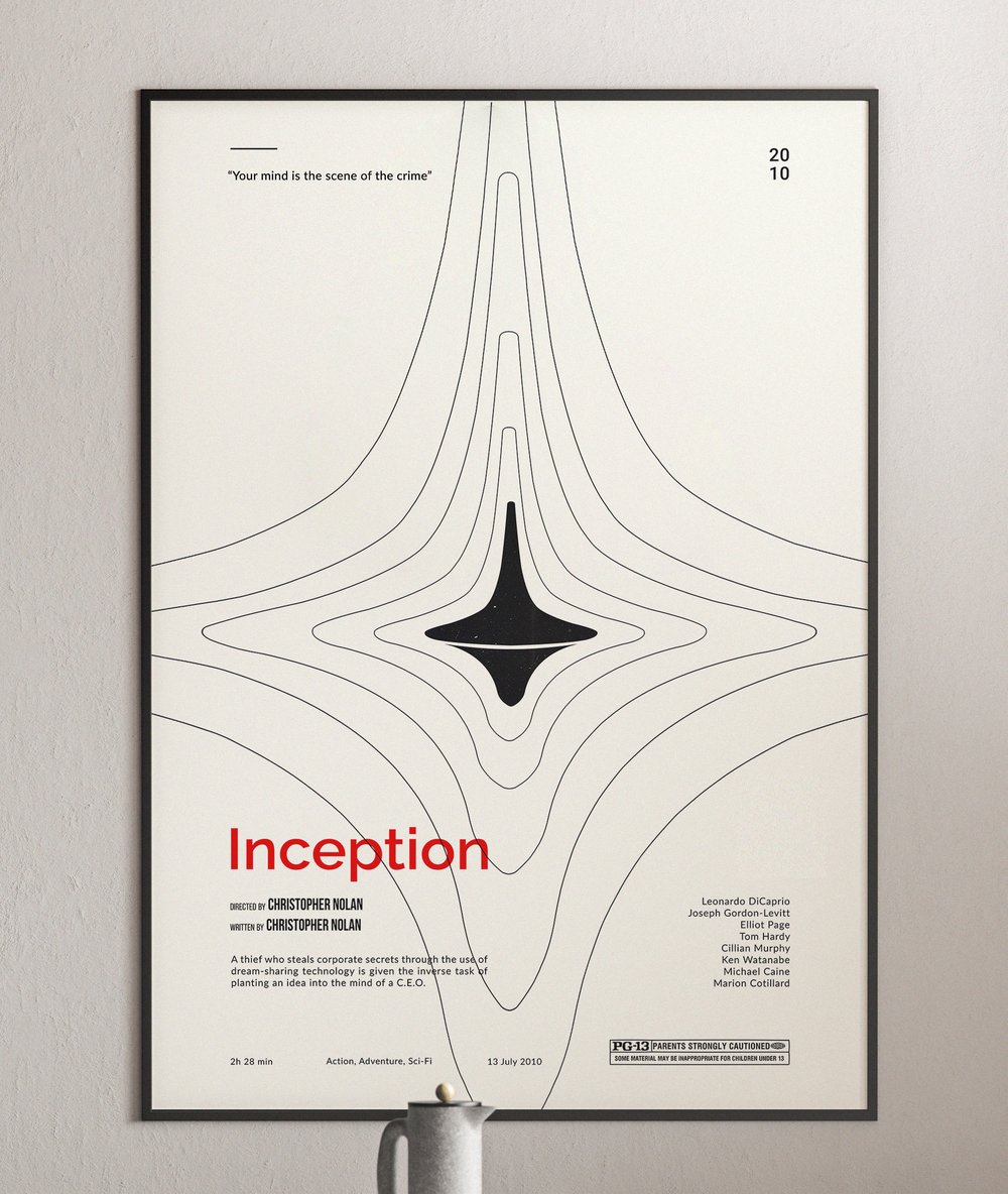 Inception - Christopher Nolan Movie Poster