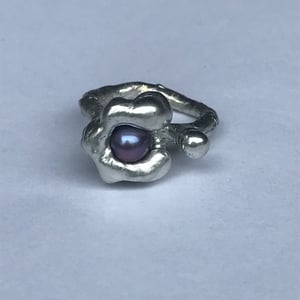 Orbit Purple Pearl Ring | Size 6