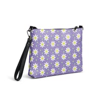 Image 1 of daisy dots violet Crossbody bag