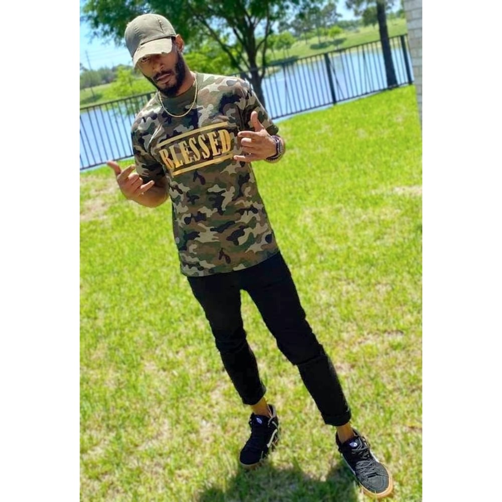 Image of Camo Blessed Tee