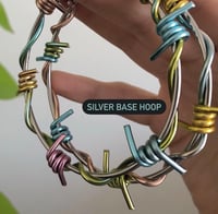 Image 5 of LARGE CANDY BARBED WIRE HOOPS