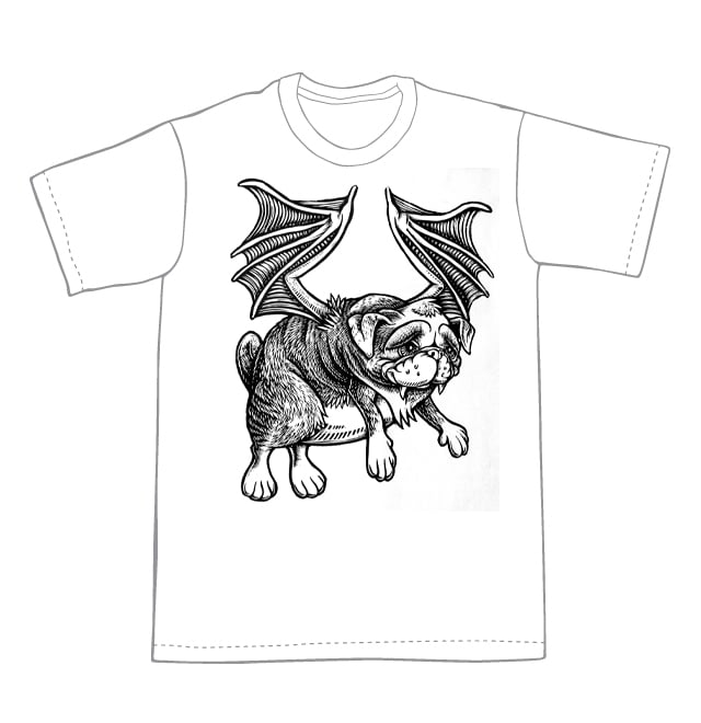 Bob the BatPug T-shirt **FREE SHIPPING**