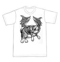 Image 1 of Bob the BatPug T-shirt (B1) **FREE SHIPPING**