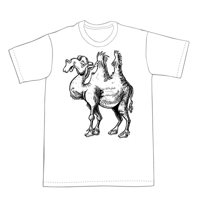 Camel T-shirt (B2) **FREE SHIPPING**