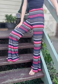 Image 2 of Kat Pants - pink/red/black