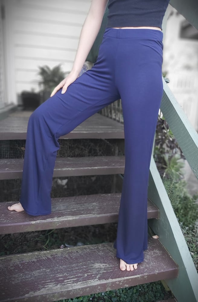 Image of Kat Pants - purpley blue