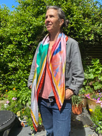 Image 3 of Summer Hush Silk Scarf