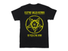 Occult Pizza T-shirt (Black / Yellow)
